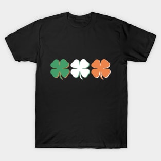 St. Patrick's Day Irish American Flag Shirt Shamrock T-Shirt